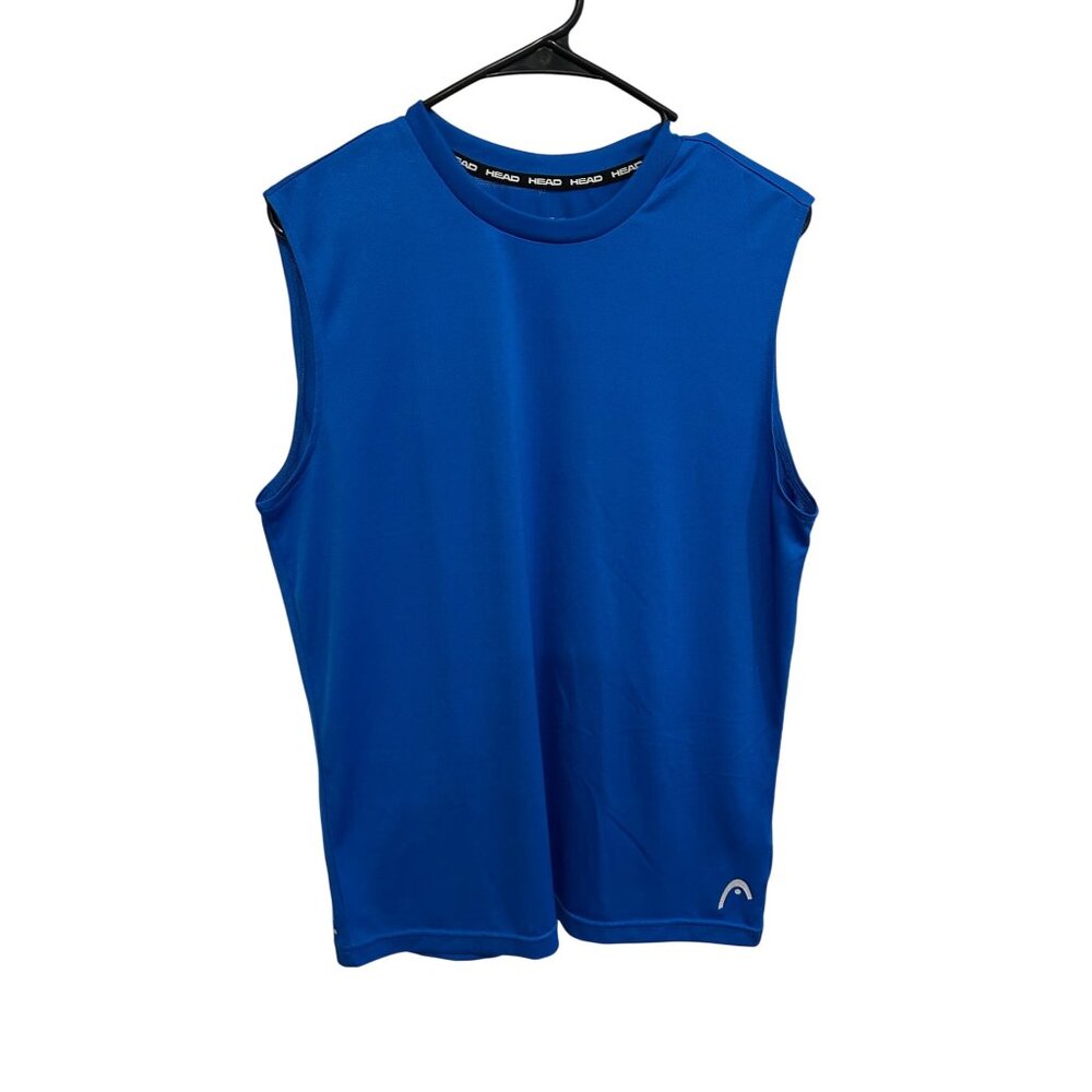 Head Mens Blue Sleeveless Performance Tank Top Size Small Athletic Sporty